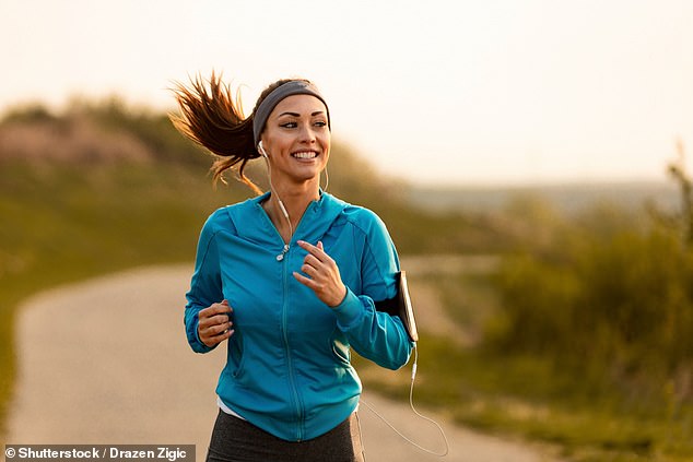 The small study suggested that women looking to reduce fat would benefit most by exercising in the morning (file photo)