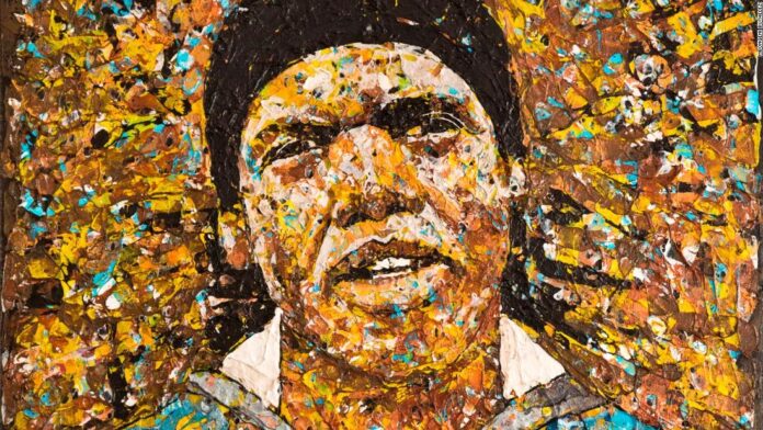 Mbongeni Buthelezi: A South African artist turns plastic into portraits

