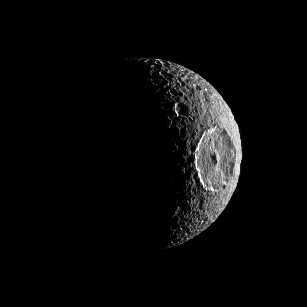 Mimas may have a circumference