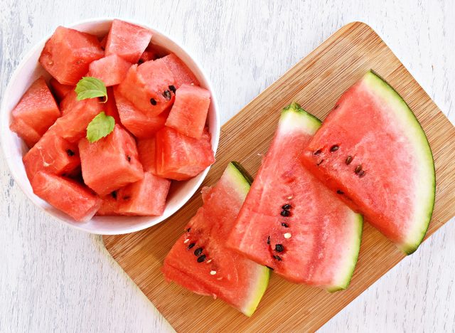 watermelon cubes