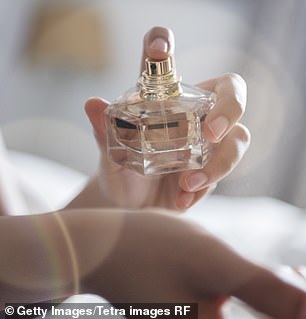 She explained that many beauty and skin care products add a ton of 'chemicals' to make them smell good, but instead of listing everything that went in to it, they use the 'blanket term fragrance' on the label (stock photo)