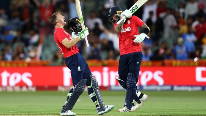 Alex Hales and Jos Buttler carry England into final with 10-wicket mauling of India
