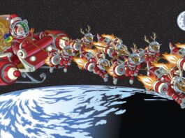  no chimney?  Not a problem!  How Santa will visit astronauts on the International Space Station (Video)

