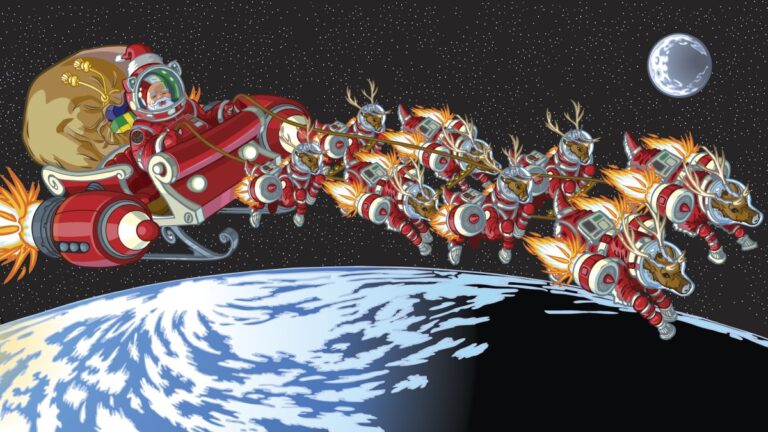 no chimney?  Not a problem!  How Santa will visit astronauts on the International Space Station (Video)