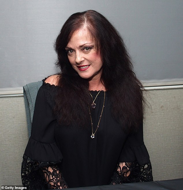 Lisa Loring, who appeared as Wednesday on the hit TV show The Addams Family, has died.  The actress died of a stroke, according to Deadline.com;  Pictured is 2019