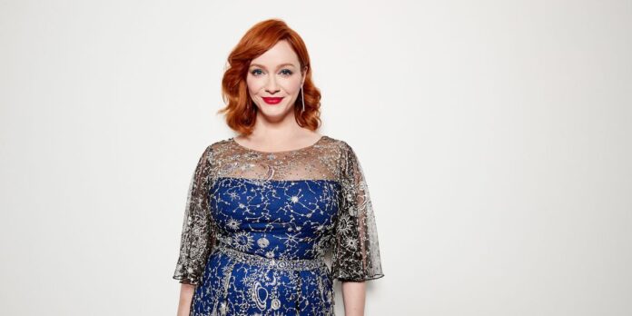 Christina Hendricks' legs are epic in this new pantsless knit IG photo

