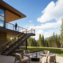 Basecamp Residence / CLB Architects - Exterior photography, table, stairs, railing, deck, patio