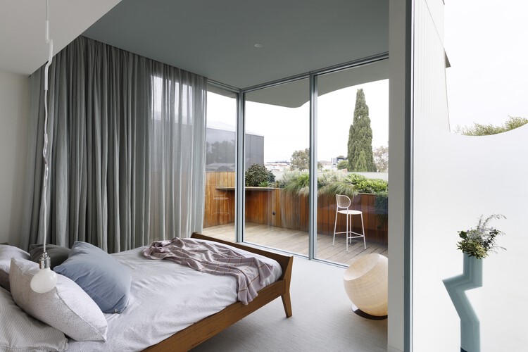 Tiara House / FMD Architects - Interior photography, bedroom, door, chair, bed, windows
