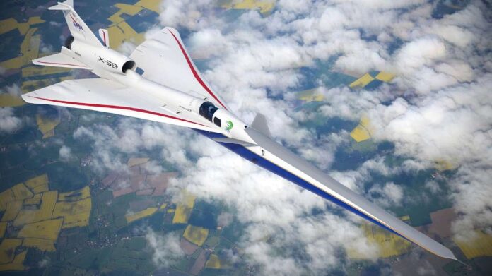 X-59: NASA's 'quiet' supersonic plane revealed

