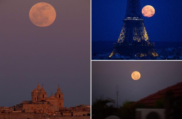 April's full pink moon rises in the night sky Tuesday through the weekend

